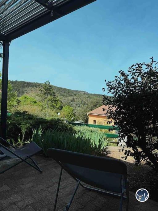 St-Germain - Les Terrasses De L'Ardeche - Piscine Salavas Exterior foto
